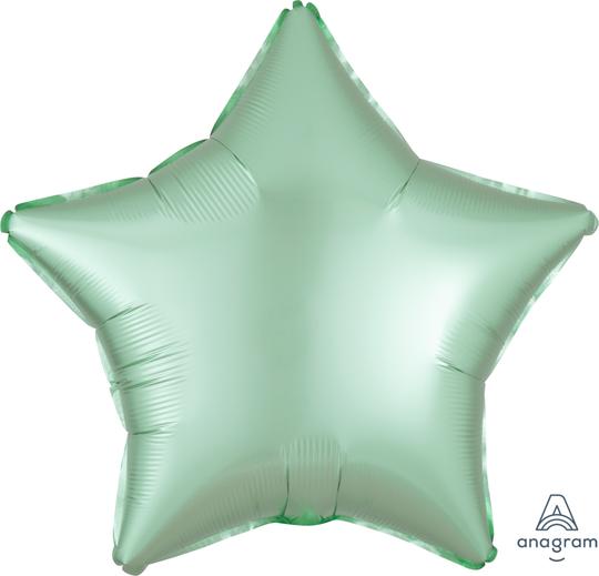 Globo Foil Satin Luxe 18" Star Pastel Green Anagram