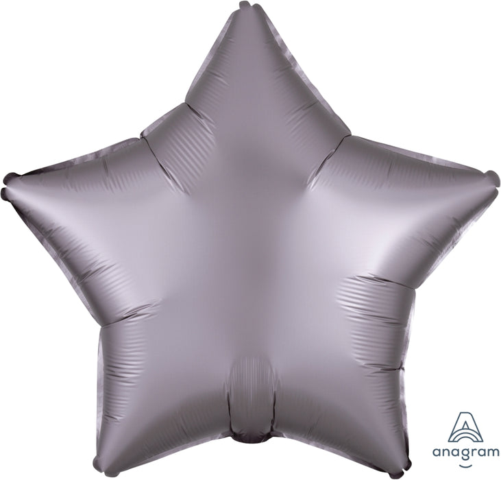 Globo Foil Satin Luxe 18" Star Greige Anagram