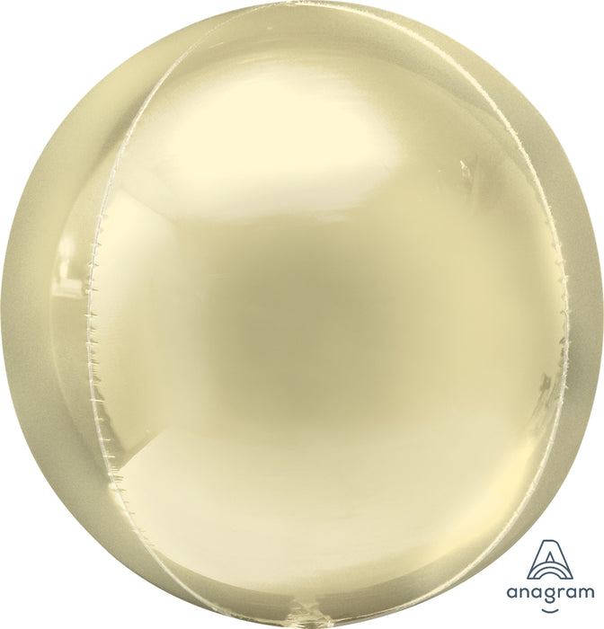 Globo Orbz Amarillo Pastel 16"