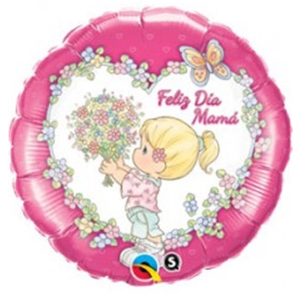 Globo Metalizado Feliz Dia Mama 18" Ref. 2