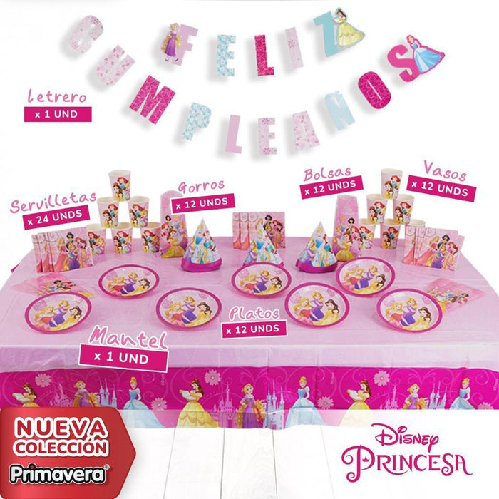 Kit De Fiesta Princesa Marca Primavera