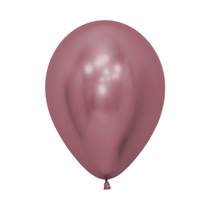 UNIDAD de globo Reflex R12 color Rosado X UNIDAD Sempertex