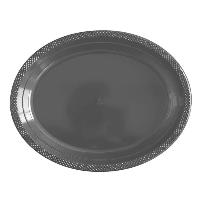 Bandeja Deluxe Oval Plata x 5 Unidades Sempertex