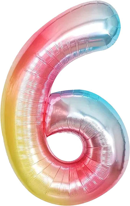 Globo Metalizado # 6 Degrade 16" Festella