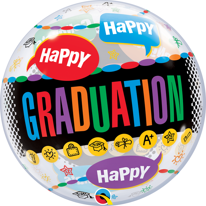 Globo Burbuja Qualatex  Grado 22" Ref. 2 X 1 Unidad