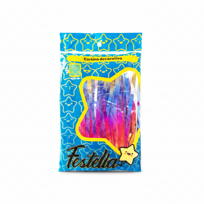 Cortina de Fiesta Lisa 2m x1m Degrade Festella