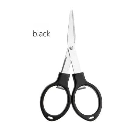 Tijeras Retractil Negro x 1