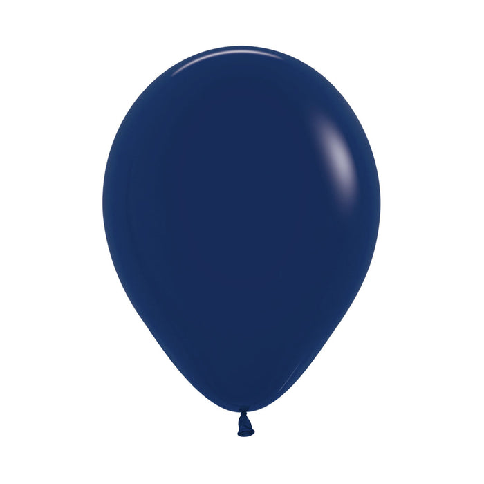 Globo Azul Naval Fashion R5 x 50 Unidades Sempertex