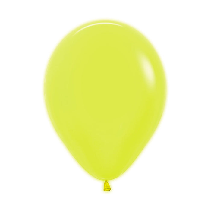 Globo Amarillo Neon R9 X 50 Unidades Sempertex