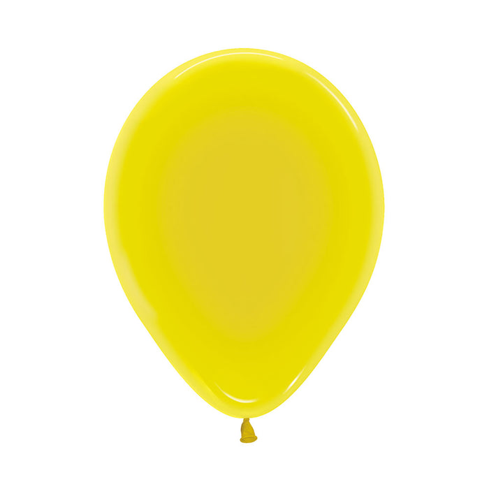 Globo Amarillo Cristal R5 x 50 Unidades Sempertex