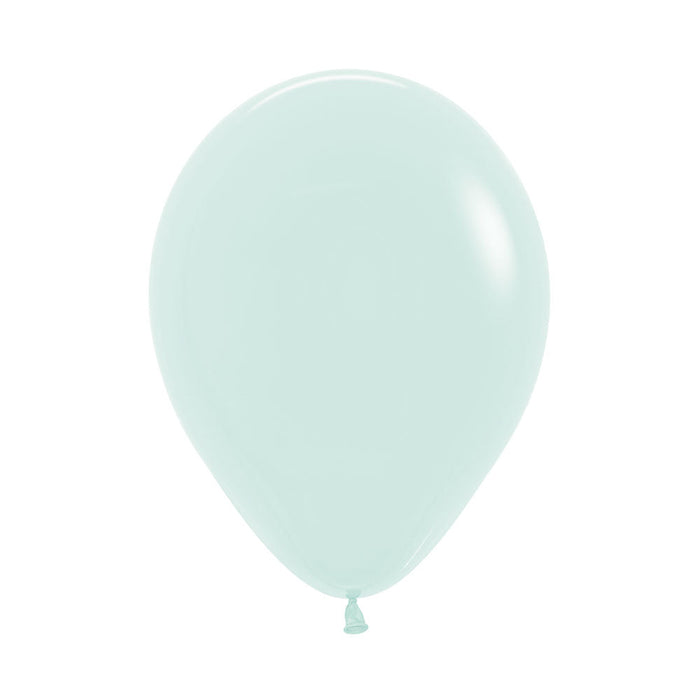 UNIDAD de Globo Verde Pastel Mate R18 x UNIDAD Sempertex