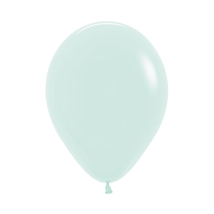 Globo Verde Pastel Mate R18 x 6 Unidades Sempertex
