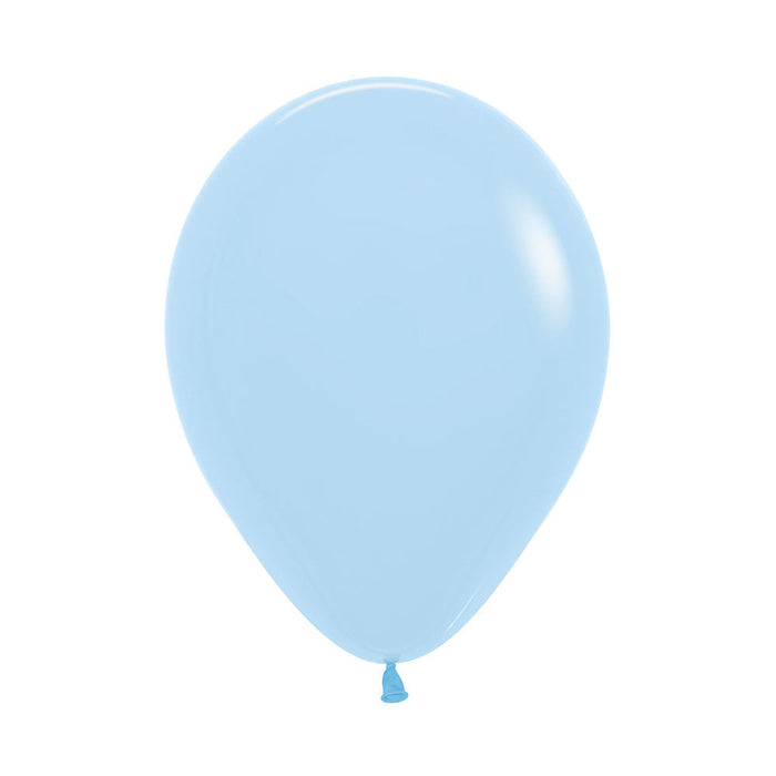 UNIDAD de Globo 609 Azul Pastel Mate R5 x UNIDAD Sempertex