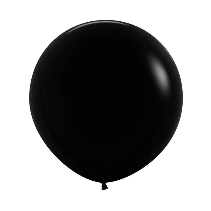 UNIDAD De Globo 080 Negro Fashion R24 x UNIDAD Sempertex