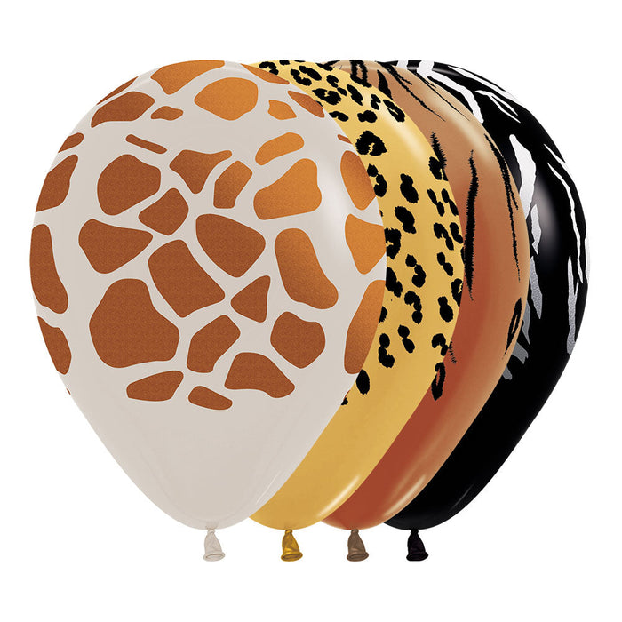 Globo Animal Print Fashion y Metal R5 X 50 Unidades Sempertex