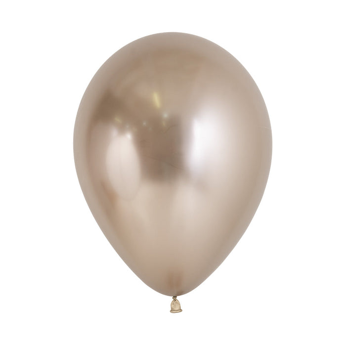 UNIDAD de Globo Reflex R5 color Champaña x UNIDAD Sempertex