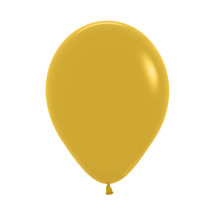 UNIDAD De Globo 023 Mostaza Fashion R18 x UNIDAD Sempertex
