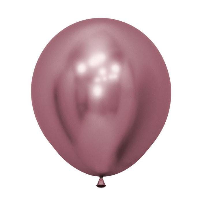 UNIDAD DE Globo Reflex R18 x UNIDAD color Rosado