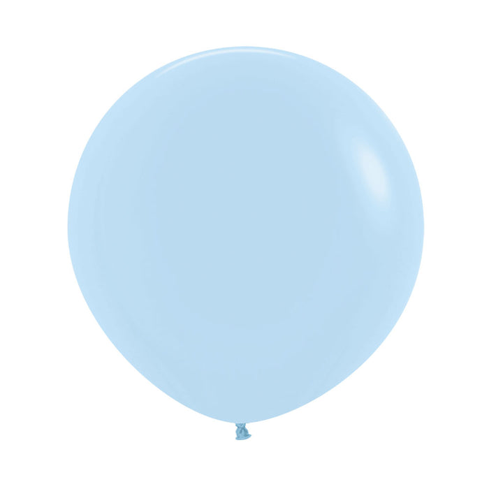 Globo Azul Pastel Mate R24 x 3 Unidades Sempertex