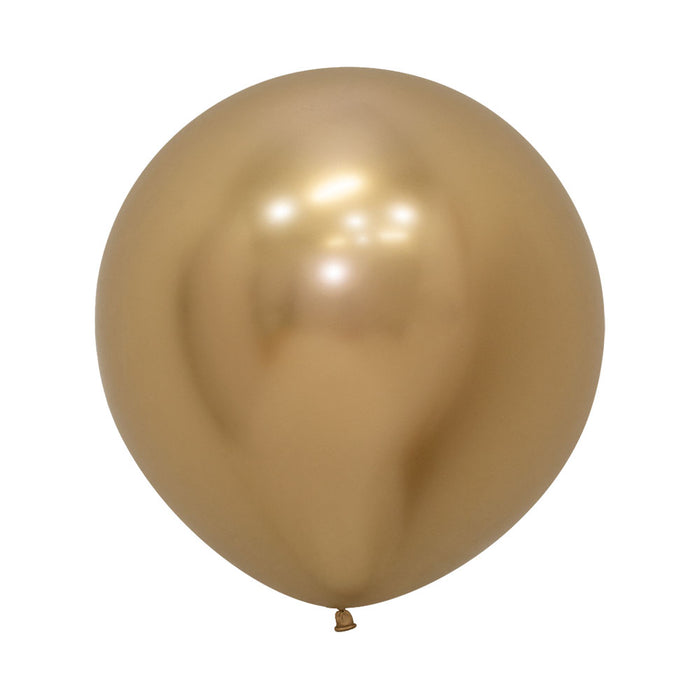 Globo Dorado Reflex Esfera R24 x 3 Unidades Sempertex