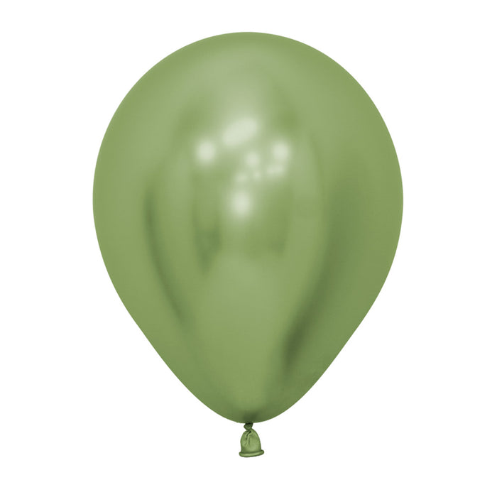 Globo Verde Lima Reflex R12 x 50 Unidades Sempertex