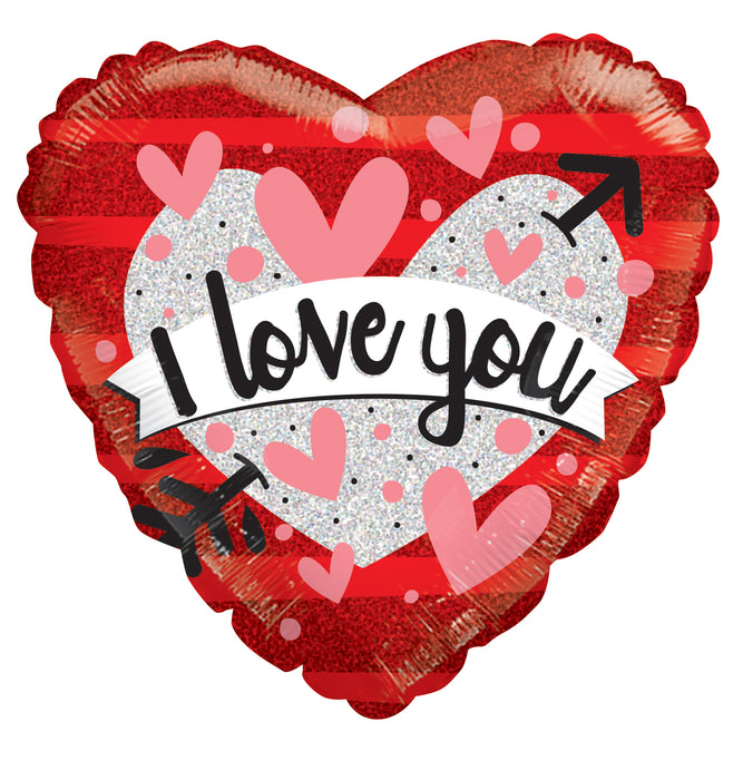 Globo Metalizado Love 18" Ref. 35