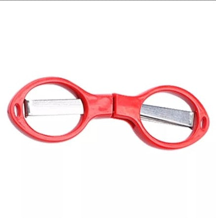 Tijeras Retractil Rojo x 1