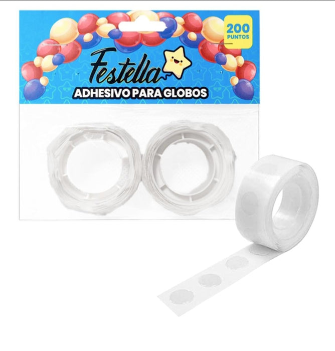 Adhesivo Para Globos linea economica x 200 Puntos