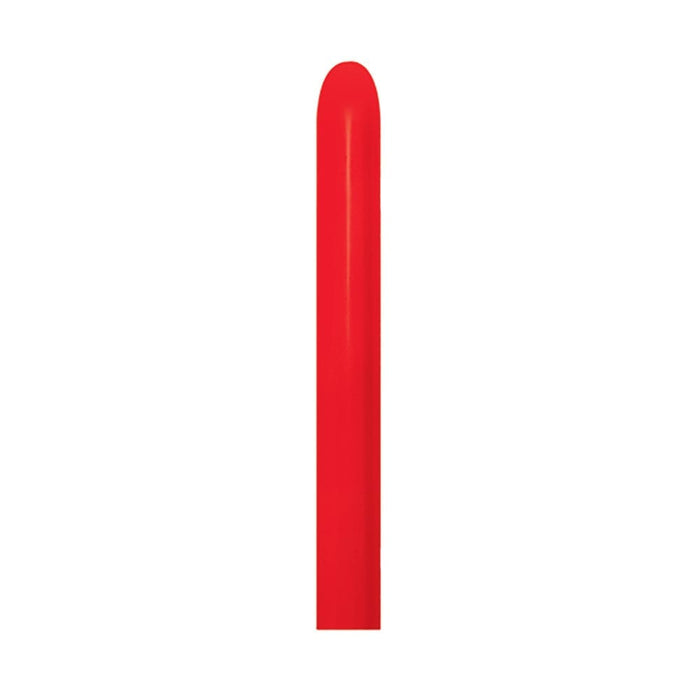 Globo Rojo Tubito 360 x 50 Unidades Sempertex
