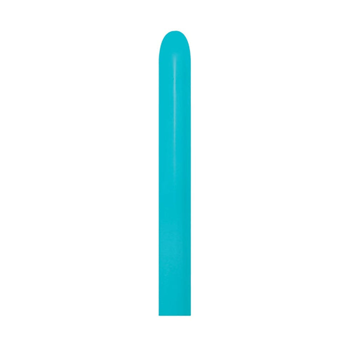 Globo Azul Caribe Fashion Tubito 160 x 50 Unidades Sempertex