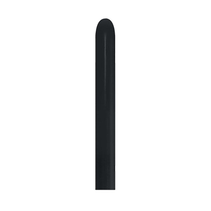 Globo Negro Fashion Tubito 260 x 50 Unidades Sempertex