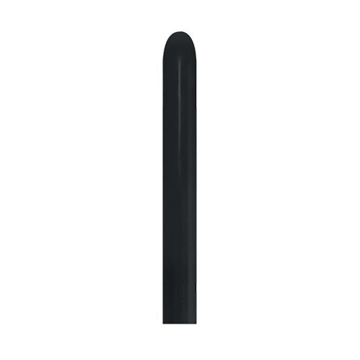 Globo Negro Fashion Tubito 360 x 50 Unidades Sempertex