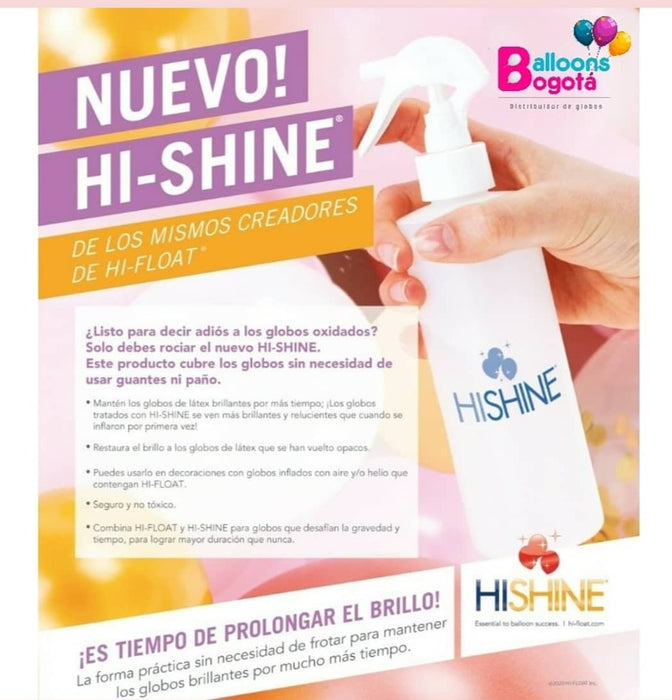 Brillo para globos Hishine 8 Onzas