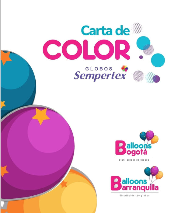 Carta De Color Globos Sempertex Actualizada 2025