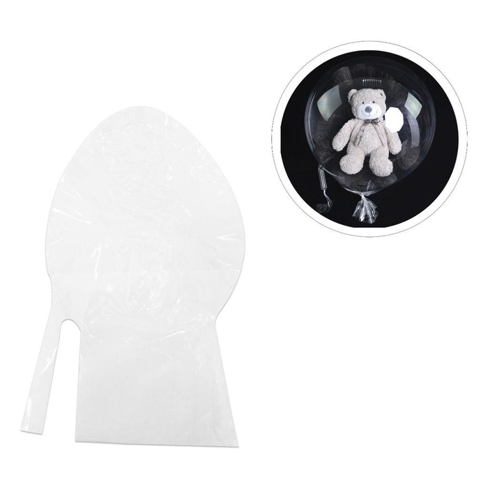 Globo Burbuja Doble Boquilla  Para Englobar de 30" x 1 UNIDAD Marca Bobo