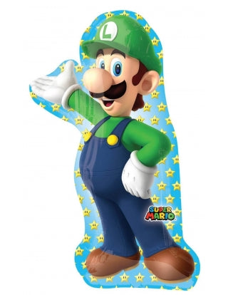 Globo Metalizado Cuerpo Luigi  20"