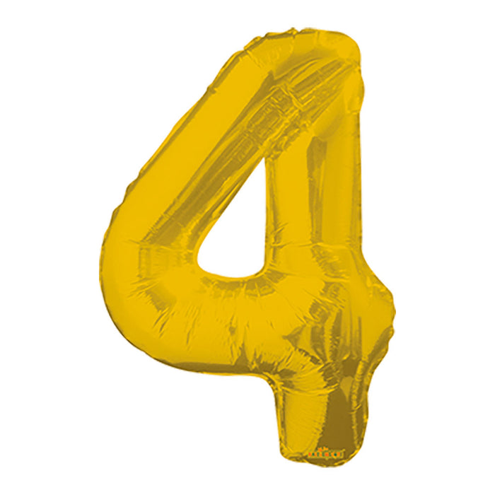 Globo Metalizado # 4 Dorado 25" Sempertex