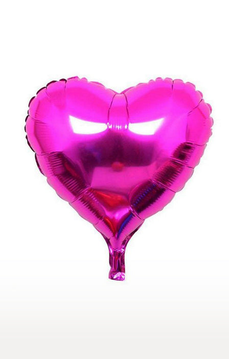 Globo Metalizado Corazón 18" Fucsia Festella