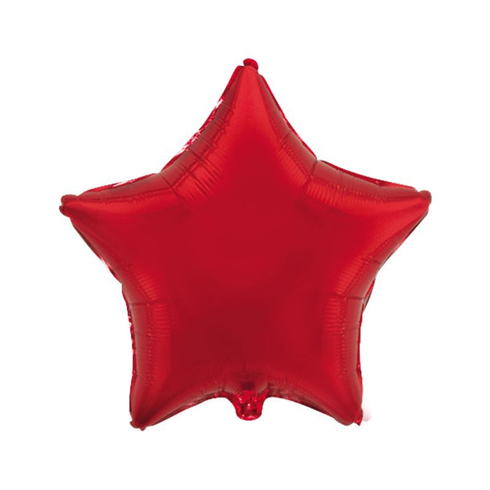 Globo Estrella Rojo 5" x 2 Unidades Festella