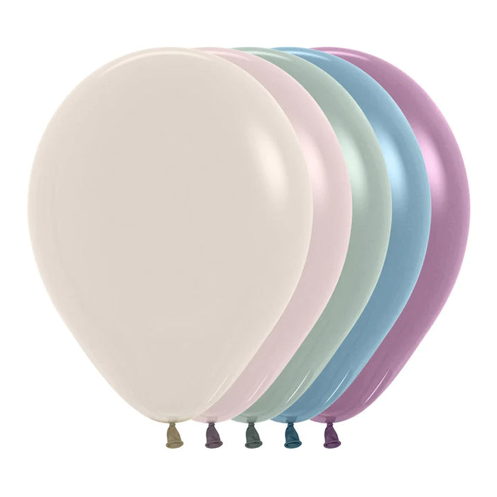 Globo Surtido Pastel Dusk  R12 X 50 Unidades Sempertex