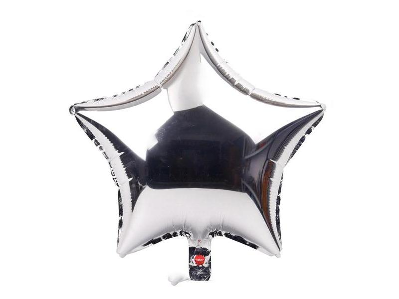 Globo Metalizado  Estrella 18" Plateado Festella